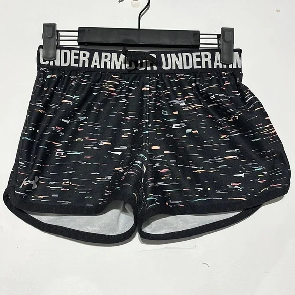 Under Armour Girl’s Play Up Multicolor Printed Shorts Size Youth Medium - Picture 3 of 8